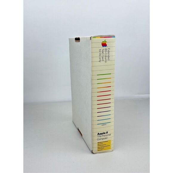 New Open Box Vintage Apple IIe Extended 80 Column Text Card Manual Chip 607-0103 - Picture 9 of 9